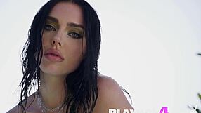 amazing big tits milf kaitlynn anderson shows hot body posing
