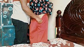Indian step sister surprised by brother