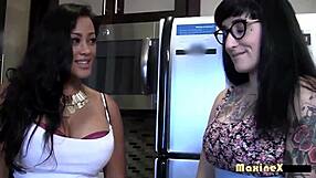 maxine x doggy styles gorgeous brunette camille black
