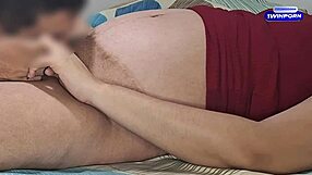 married housewife cums hard getting licked by cuckold hubby almost caught by son part 2!
