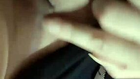 look at this latina walking outdoors with no panties flashing her natural tits and pussy