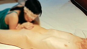 wife drains cock in lingerie 😋