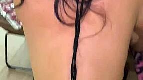 Horny miss raquel shows curvy body and deepthroat skills