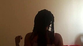 Amateur ebony princess rides that big dick hard