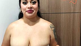 Colombian milf tries sex toy with husband and moreno bbc in interracial threesome with creampie