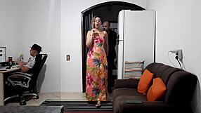 Mistress visits cheating wife at home while husband works