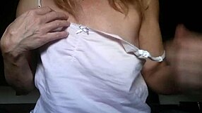 Nippleringlover Milf Plays With Huge Pierced Nipples And Pierced Pussy In Bed