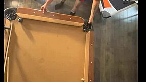 Cheerleader Fucks Hard At The Pool Hall