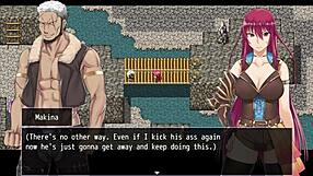 Makina Modder H-Scene 02 - Fallen Makina Is Tied Up And Convinces Bandit Leader Bardo To Allow Her To Become His Woman Through Dogeza The Use Of Her Throat Pussy And A Massive Facial