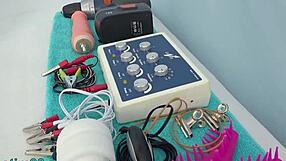 extreme bdsm female tormented with multiple orgasms devices while one hour