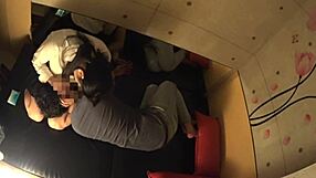 Japanese busty schoolgirl enjoys secret massage
