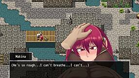 Makina Modder H-Scene 02 - Fallen Makina Is Tied Up And Convinces Bandit Leader Bardo To Allow Her To Become His Woman Through Dogeza The Use Of Her Throat Pussy And A Massive Facial