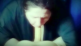 sucking my man and swallowing his huge milky load of cum