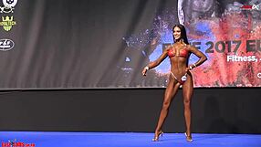 European bikini finalists compete in 162cm class