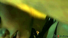 Amateur latina gets a facial in this vintage video