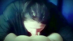 sucking my man and swallowing his huge milky load of cum