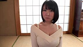 Beautiful Busty Japanese Milf Shows Huge Natural Tits