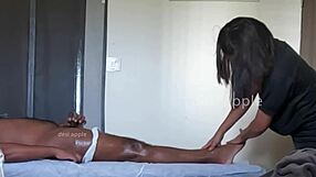 vietnam girl massaging customer with care