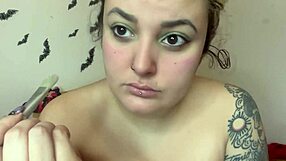 fetish topless makeup turns cute kitten into sweet girl