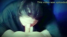 sucking my man and swallowing his huge milky load of cum