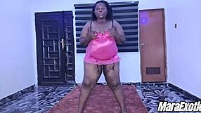 Ebony stepmom solo orgasm full video on red - mara exotic