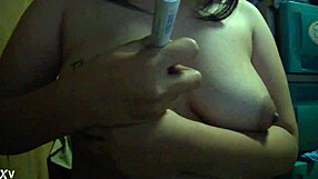 big tit amateur tease on webcam