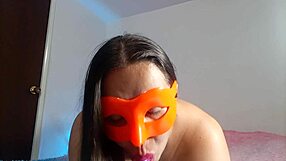 The bar waitress makes her first solo video just for her friend