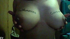 big tit amateur tease on webcam