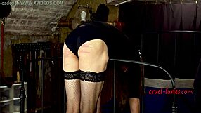 Suggestive feminized paintoy endures brutal bdsm humiliation