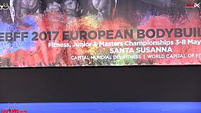 European bikini finalists compete in 162cm class