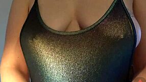 swimsuit big ass and belly button spray fetish