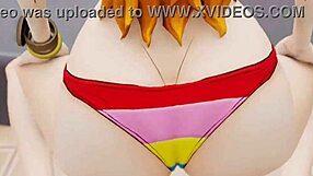 nami twerks her sexy ass in a bikini