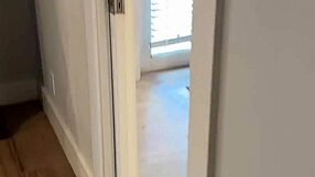 britt blair chats with best friends dad after rain