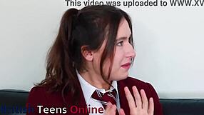 two posh lesbians used a strap on and fucked hard