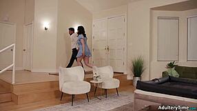 Seth bangs his masseuse adira allure behind wifes back