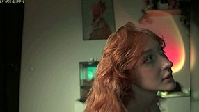 juicy deep blowjob from big assed redhead