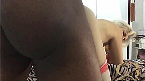 Stellastill takes big black cock in anal pov cam