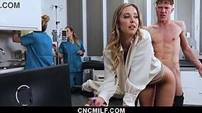 bus stop freeuse lets rion rub millies pussy at work