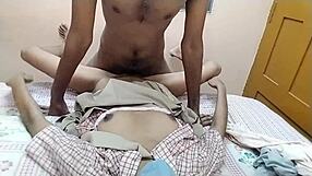 Desi indian schoolgirl gets rough doggystyle sex
