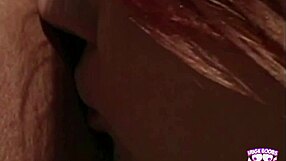 a saucy redhead gets her pussy eaten