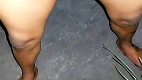 Naked walking outdoors in public streets