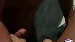 a saucy redhead gets her pussy eaten