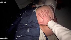 Big tits babe gets surprised with hot morning fuck and her mouth ends up filled with cum