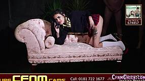 Cfnm fetish babe gets cumshot