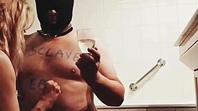 Mistress Dominates Slave With Urine