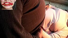 indian doctor examines wife during hotel visit