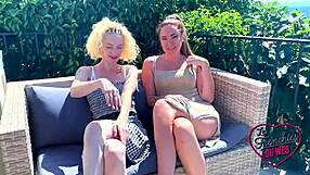 Lyia et stella deux coquines sensuelles savourent de la bite et de la chatte