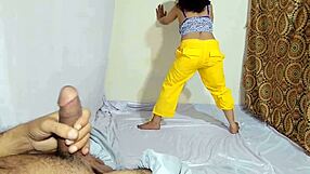 Indian girl rides cock after workout like muslim girlfriend