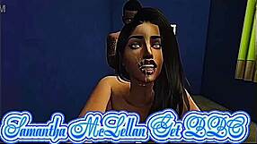 Samantha Mclellan Invited Black Man Over To Her House And Start Fucking On The Couch In Her Living Room And Bathroom