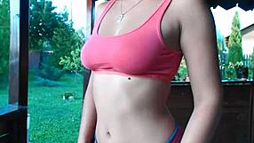 Teen Strip Outdoor And Camel Toe